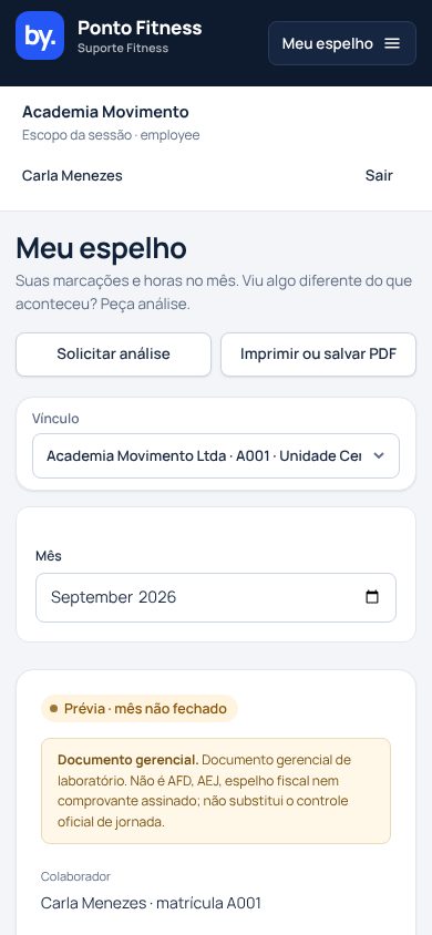 Espelho no celular